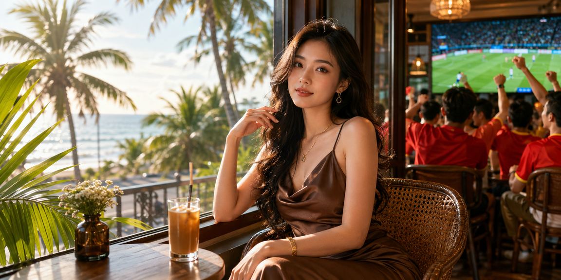 Không gian casino trực tuyến Việt Nam với bàn chơi live dealer và giao diện cá cược hiện đại